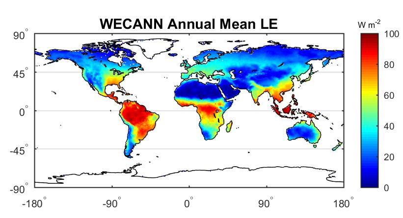 WECANN Annual Mean LE image